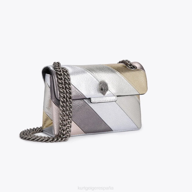 Kurt Geiger mujer mini kensington de londres 2LPR73 | bolsas combinación de metales